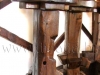 rustic oak bar stools