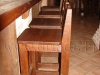 solid oak bar stools