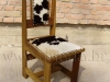 solid oak chair